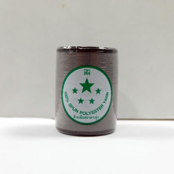 ด้ายเย็บสปัน 40/2 ลูกล้อ 20 กรัม สีเทา ตราดาวรุ่ง